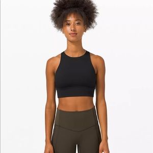 Lululemon Energy Bra High-Neck Longline Sz 4
